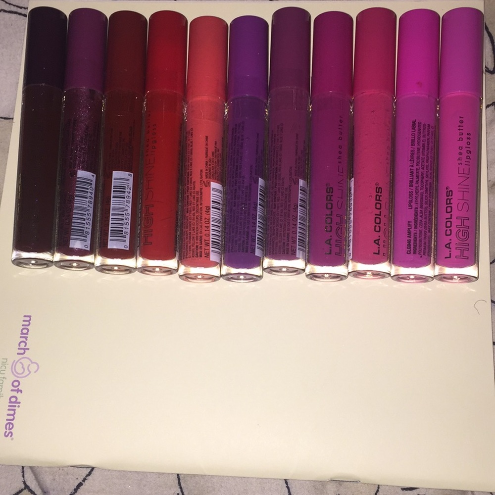 L.A colors Shea butter lip gloss